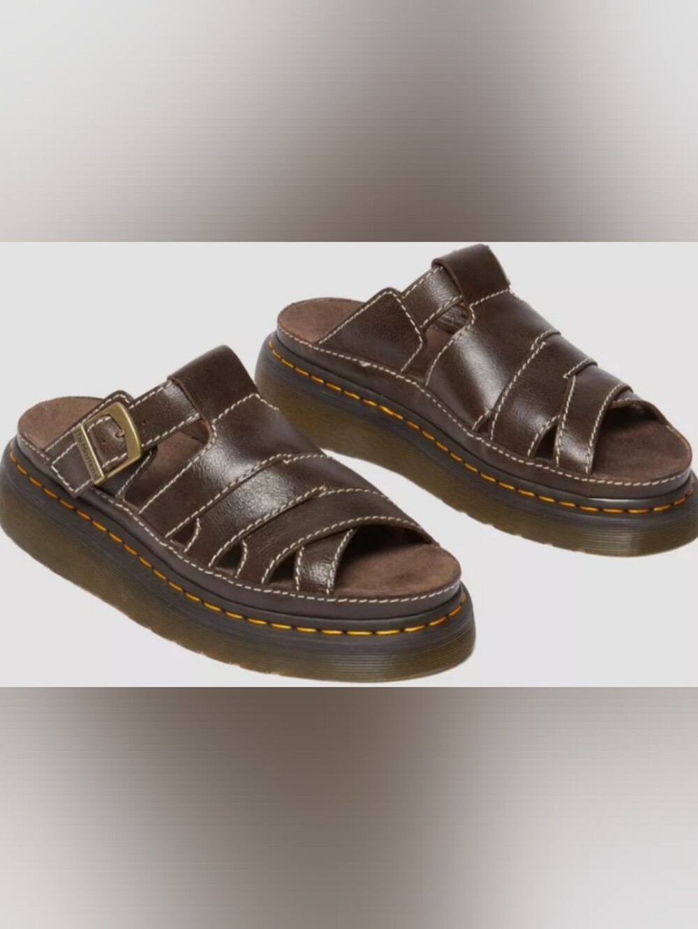 Dr. Martens Maxxy Slide AR Rogue Leather Sandals 10M/11W DS NB - Picture 2 of 4